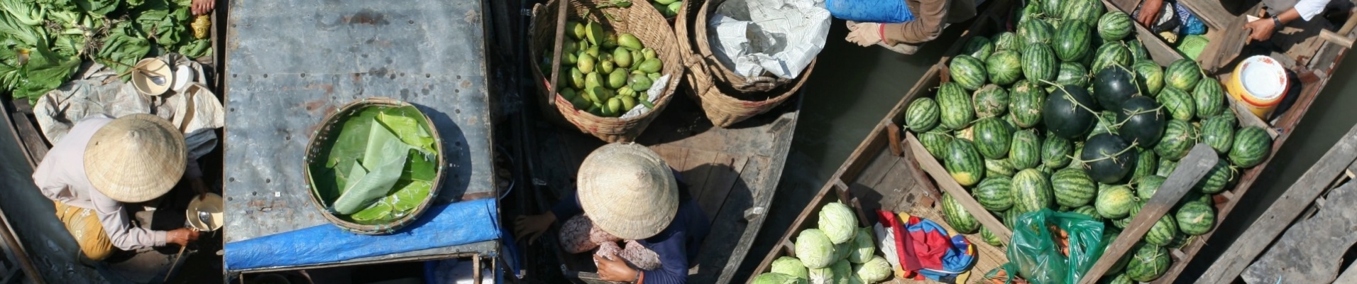 Marché flottant, Vietnam