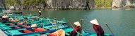 Bateaux dans la baie d'Halong