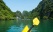 Kayak dans la baie d'Halong