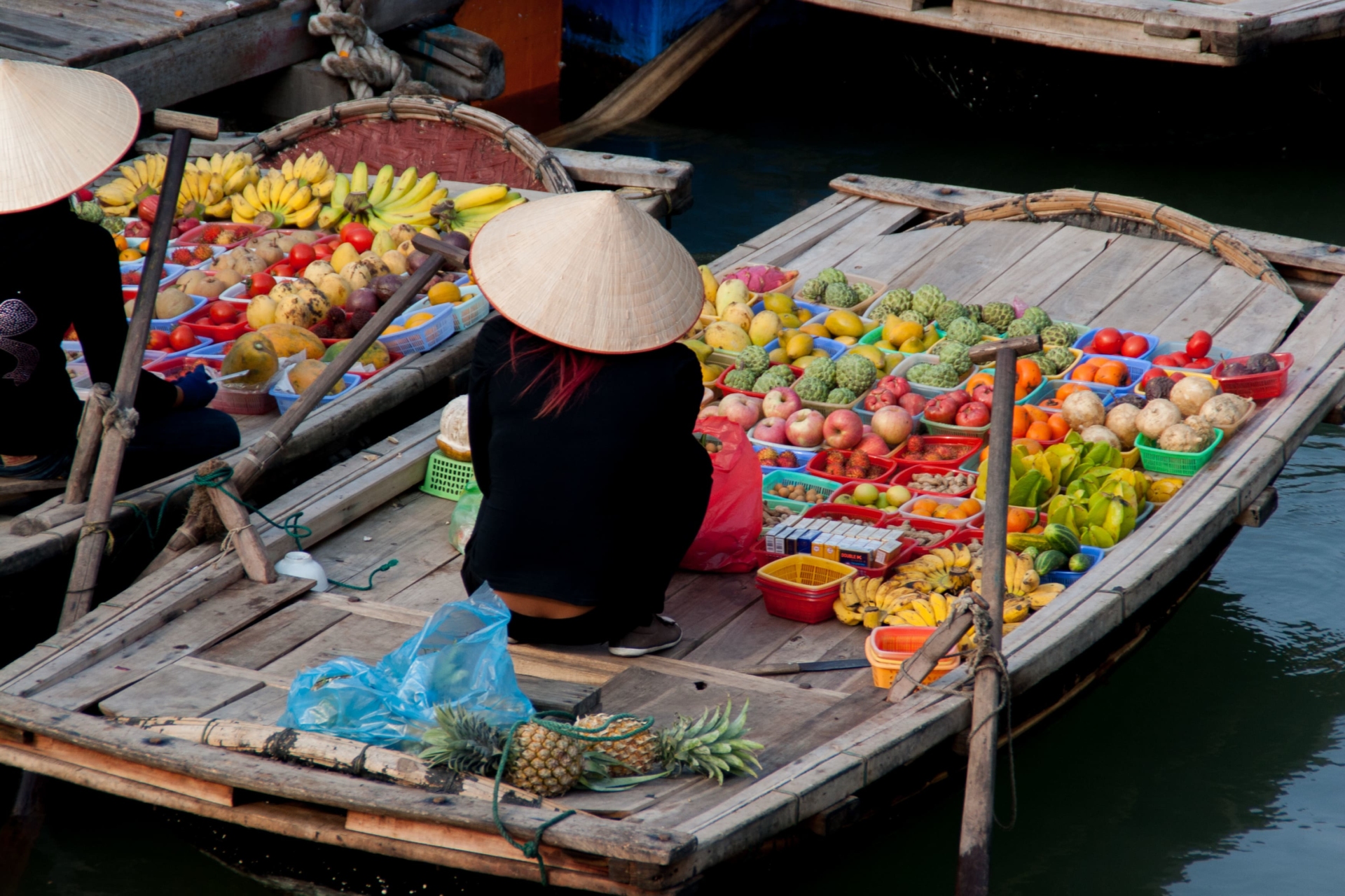 Marché flottant, Vietnam