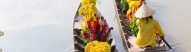 Livraison de fleurs sur le Mékong, Sadec