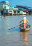 Marché flottant au Vietnam