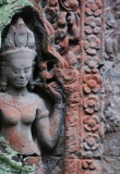 Statue à Angkor Vat, Cambodge