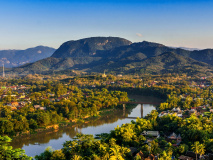 Vue sur Luang Prabang, Laos