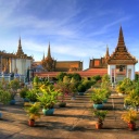 Pagode d'argent à Phnom Penh, Cambodge