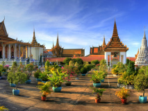 Pagode d'argent à Phnom Penh, Cambodge