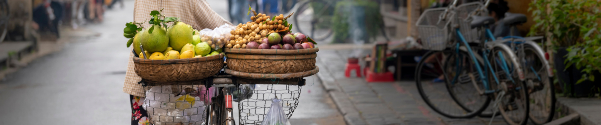 femme dans les rues de Hoi An